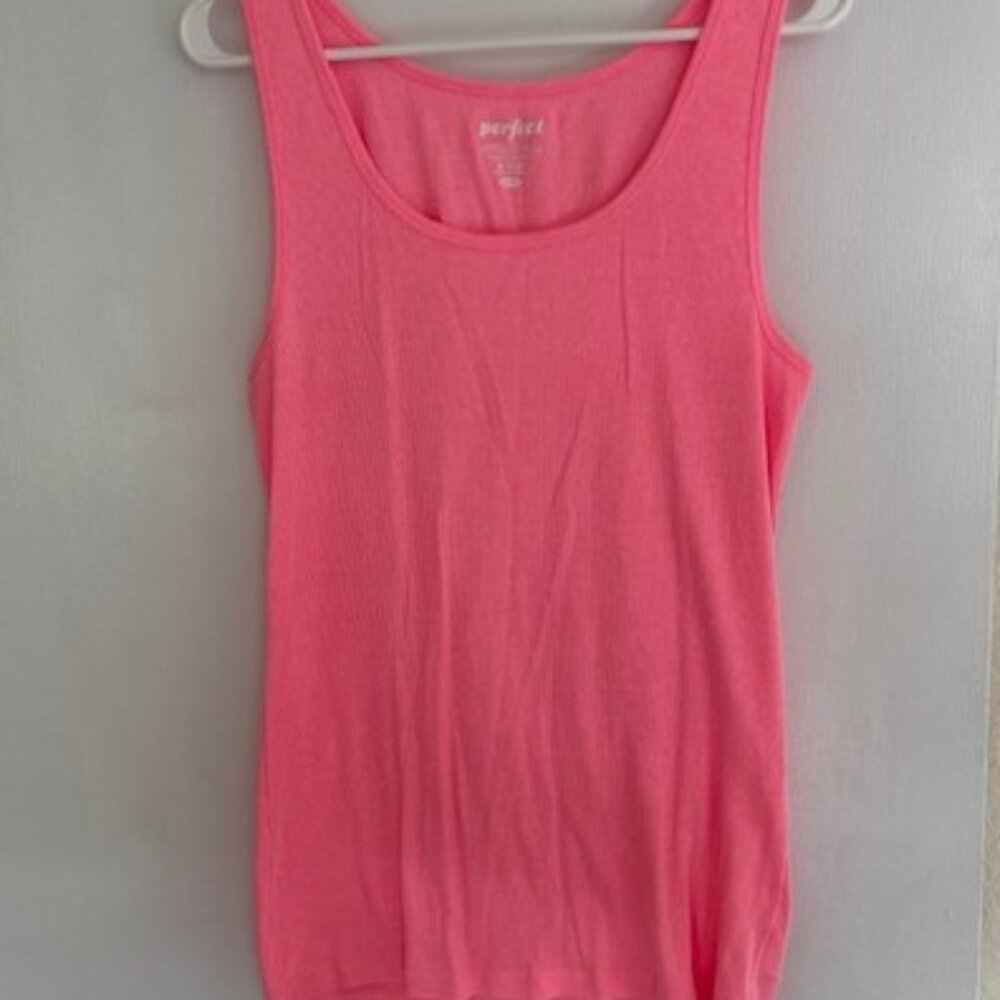 Old Navy - Pink Ribbed Tank Top